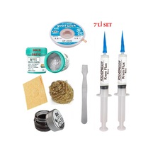 Best Krem Lehim 183 C 50gr Havya Uc Temizleyici Flux Lehim Toplama Cp-2515 Lehim Emme Teli Spatula Seti2 Tk01