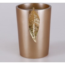 Leaf Diş Fırçalık Vizon Altın Kahverengi