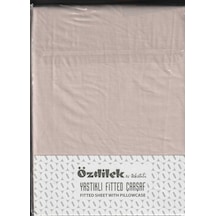 Özdilek Çarşaf Lastikli Yastık Kılıflı Ranforce 100 200 S.kahve Colourıst