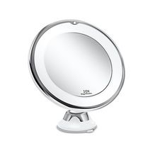 Ctbx 10x Büyütme Vantuz Led Işıklı Makyaj Aynası 12 CM