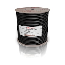 305 Metre Cat6 23awg Cat6 Kablo Outdoor Siyah Dış Mekan Cat6 Utp Kablo Zırhlı Cat6 Kablosu