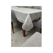 12 Kişilik Masa Örtüsü Takımı, Masa Seti 12 Kişilik 26 Parça 160x220cm Diğer