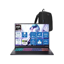 Acer Nitro 18 AI AN18-61-R1VS NH.QYHEY.001H23 Ryzen AI 9 365 80 GB 1 TB SSD RTX5060 18" W11H Dizüstü Bilgisayar + Çanta