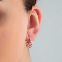 Altın Shakira Küpe Taşlı 3.50 Gram N11.4300