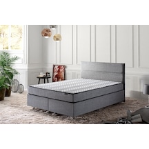 Nironyatak Niron Silver Yatak Baza Başlık Seti 150X200 Çift Kişilik Full Ort