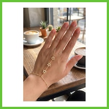 Bezos Gold Renk Pirinç Zirkon Taşlı Yıldız Model Şahmeran Dmc 15633342