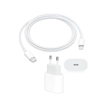 Apple Uyumlu iPhone Tüm Serilerle Hızlı Şarj Aleti Kablo Adaptör Set 11 12 13 Pro Max