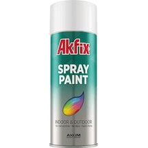 Akfix Sprey Boya Parlak Beyaz 400Ml