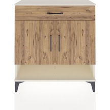 Arges Şifonyer 2 Raflı Tek Çekmeceli 2 Kapaklı 88x30x96 Aytaşı-çam Aytası