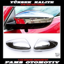 Vw Eos Krom Ayna Kapağı 2 Parça 2009 Üzeri Paslanmaz Çelik