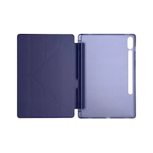 Newface Samsung Galaxy X510 Tab S9 Fe 11 Kılıf Kalemlikli Mars Tablet Kılıfı - Lacivert