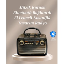 Bluetooth Bağlantılı Taşınabilir Hoparlör Fm/am Radyo Özellikli Şarj Edilebilir Batarya 1 Kg