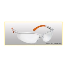 Viola Valente Cross 602 Model Koruyucu Gözlük (1 Kutu 12 Adet) Beyaz Turuncu