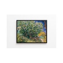Van Gogh Lilac Bush Çerçevesiz Poster 30x42 Cm A3 Tablo Duvar Dekoru Mat Fotoğraf Kağıdı