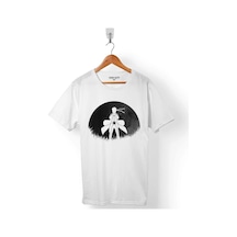 Red Moon Naruto Sılhouette Spy Anıme Manga Erkek Tişört 001