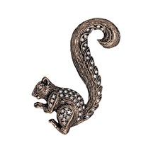 Sincap Swarovski Taşlı Elmas Montür Yaka İğnesi Broş