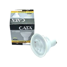 Ct-4215 7w Gu10 4000k Ilık Beyaz Led Ampul 5 Adet Cata 1 Adet