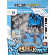 Hy-8877 Ddönüşebilen Kartlı Robot Araba -birliktoys