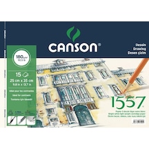 Canson 1557 Resim Defteri 180 G 15yp. 25x35 Spiralli