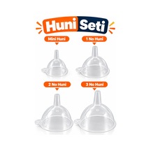 4 Boy Şeffaf Huni Seti Mini Küçük Orta Büyük Boy Sıvı Aktarma Dolum Hunisi Çok Amaçlı