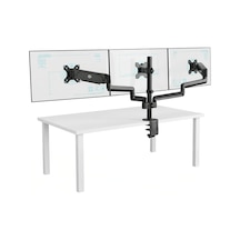 Npo Std48036e Airgrip 17"-27" Ergonomik 360 Amortisörlü Vesa Üçlü Kol Monitör Tutucu