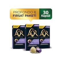 L'or Lungo Profondo Intensity 8 Nespresso Uyumlu Kapsül Kahve Fırsat Paketi 10 x 3 Paket
