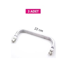 Z12concept Gizli Metal Çanta Bursu - 3 Adet - 22 Cm - Metal Çanta Aparatı Çanta Aksesuarı