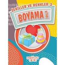 Şekiller ve Renkler 2-Boyama Kitabı- Yediveren Çocuk