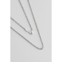 So Chic Etnik Stil Gümüş Erkek Kral Zincir Kolye