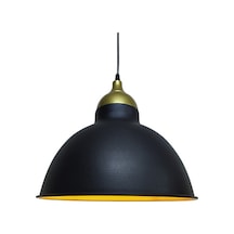 Metal Siyah Gold Rustik Retro Dekoratif Kafe Mutfak Sarkıt Avize Beyaz