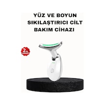 Mey İthalat Ems Mikro Akım Yüz Ve Boyun Sıkılaştırıcı Cihaz 7000 Vpm Titreşim Isı Terapili