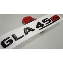 GLA 45S Bagaj Parlak Siyah ABS 3M 3D Yazı Logo