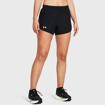 Under Armour Fly By 3 Inch Kadın Siyah Polo Yaka Tişört