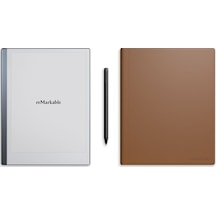 Remarkable 2 Digital Paper Tablet + Marker Plus + Kapaklı Kılıf Kahverengi