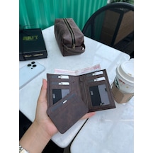 Mft Leather Hakiki Deri Erkek Cüzdan - Kartlıklı, İsim Yazılı, Kişiye Özel Gloria 1421 - Tiguan Kahve Tiguan Kahve