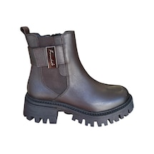 Castle Black Yldz-23783-1 Kadın Hakiki Deri Klasik Bot Kahverengi Kahverengi