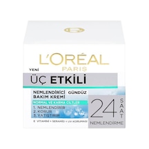 L'Oreal Paris Üç Etkili Nemlendirici Gündüz Bakım Kremi 50 ML