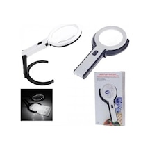 2x5x120mm 10 Ledli Masaüstü Büyüteç