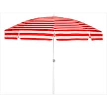 Formoutdoor Çizgili Renkli Plaj Şemsiyesi + Taşıma Çantası