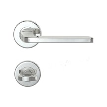 Condi 1032 Krom Rozetlı Kapı Kolu Krom Rozetli Wc Tk