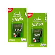Fibrelle Stevialı Tablet Tatlandırıcı 100'lük Kutu 2 Adet