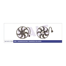 KALE 417200 FAN MOTORU TRANSPORTER T5 03- 1.9 TDI 2.5 TDI 450W-42