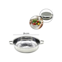 Güneş Süzek Metal Süzgeç 24cm No-0 Basık Kulplu Diğer