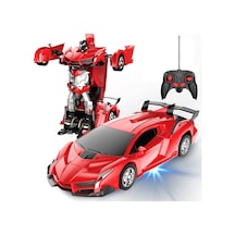 Robota Dönüşen Uzaktan Kumandalı Araba Lamborghini Model Şarjlı Rc Araba