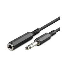 6.35mm Gitar Uzatma Kablosu 1.5 M - Siyah Hdx1050