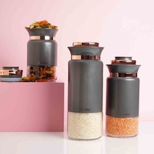 N2751 Sweet Premıum Grizay 3 Lü Kavanoz Seti