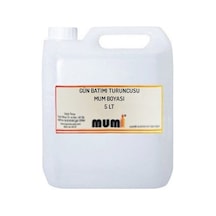 Sıvı Mum Boyası Gün Batımı Turuncusu 5 Litre Turuncu