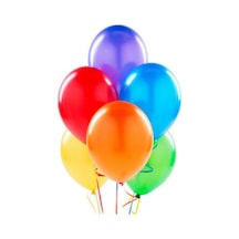 Renkli Balon - 25 Adet Çok Renkli