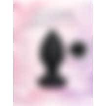 Amoria Shop Soft Silikon Dokuda Güçlü Vantuzlu 7,5 Cm Anal Alıştırıcı Genişletici Açıcı Siyah Anal Plug Ve Tıkaç