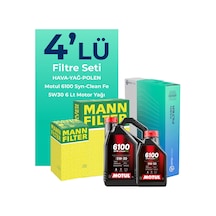 Mann Dacia Sandero 1.5 BlueDci Dizel Filtre Bakım Seti Motul Motor Yağlı (2018-2021) 4 Lü